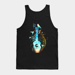 Classic Guitar Bird Costume Gift Tank Top